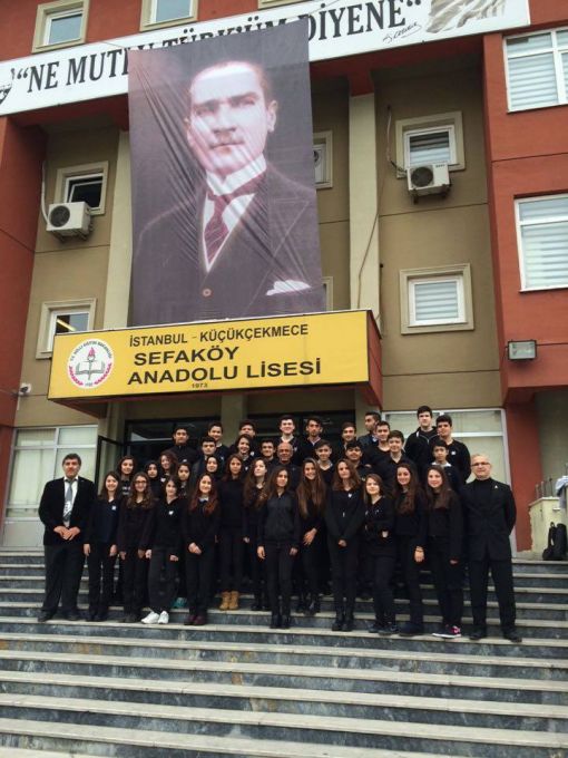   İSTANBUL Küçükçekmece Sefaköy Anadolu Lisesi / 10 Kasım 2015 Salı